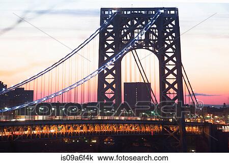 Architectural detail of George Washington Bridge, New York City, USA View Large Photo Image Stock Image - Architectural detail of George Washington Bridge, New York City, USA. Fotosearch