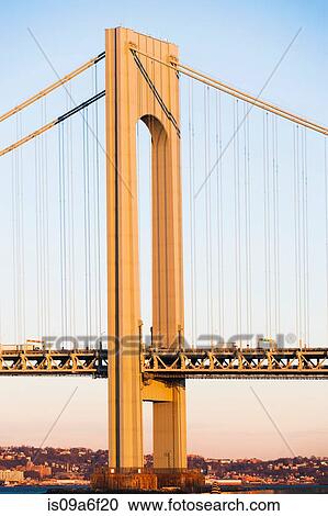 Architectural detail of Verrazano-narrows bridge, New York City, USA View Large Photo Image Stock Image - Architectural detail of Verrazano-narrows bridge, New York City, USA. Fotosearch