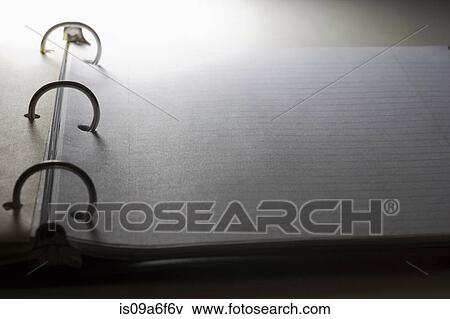 Blank page in ringbinder View Large Photo Image Stock Photo - Blank page in ringbinder. Fotosearch