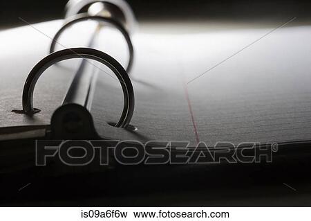 Blank page in ringbinder View Large Photo Image Stock Photo - Blank page in ringbinder. Fotosearch