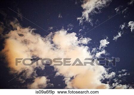 Stock Photography - Blue sky with white clouds. Fotosearch