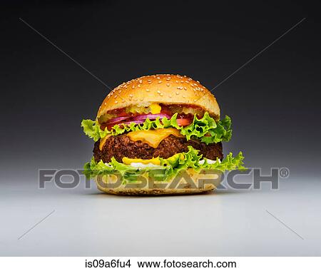 Burger View Large Photo Image Picture - Burger. Fotosearch