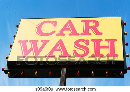 Car wash sign View Large Photo Image Stock Photograph - Car wash sign. Fotosearch