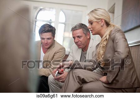 Stock Image - Casual business meeting. Fotosearch