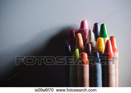 Colourful wax crayons View Large Photo Image Stock Image - Colourful wax crayons. Fotosearch