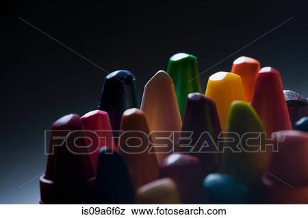 Colourful wax crayons View Large Photo Image Stock Photo - Colourful wax crayons. Fotosearch