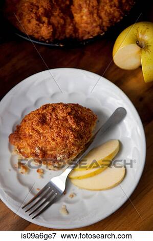 Stock Photo - Dessert with slices of apple. Fotosearch