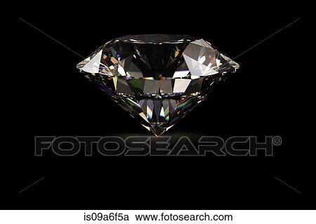Diamond against black background View Large Photo Image Stock Image - Diamond against black background. Fotosearch
