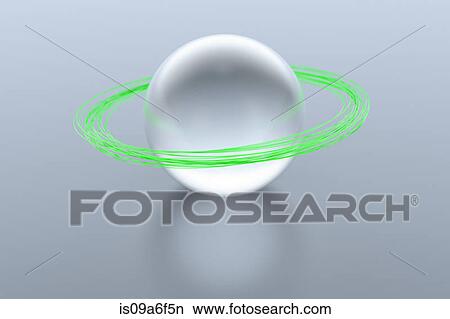 Green planetary rings View Large Photo Image Picture - Green planetary rings. Fotosearch