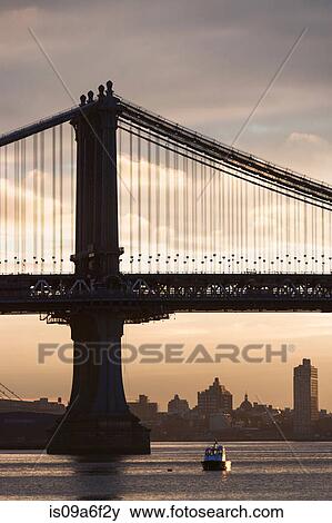 Manhattan bridge, New York City, USA View Large Photo Image Stock Photo - Manhattan bridge, New York City, USA. Fotosearch