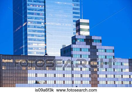 Stock Image - Modern office blocks. Fotosearch
