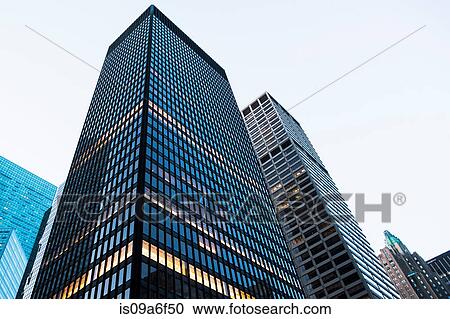 Office buildings, low angle view View Large Photo Image Stock Image - Office buildings, low angle view. Fotosearch