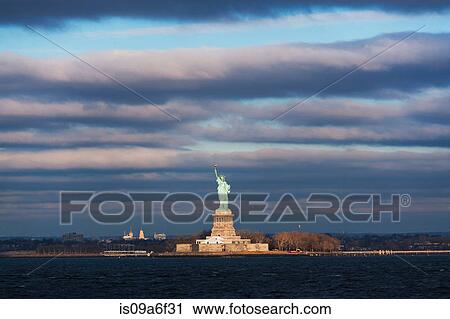 Stock Image - Statue of liberty, New York City, USA. Fotosearch