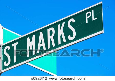 Street sign for St Marks Place, New York City, USA View Large Photo Image Stock Image - Street sign for St Marks Place, New York City, USA. Fotosearch