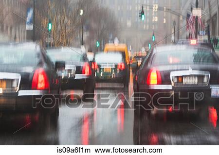 Picture - Traffic New York City, USA. Fotosearch