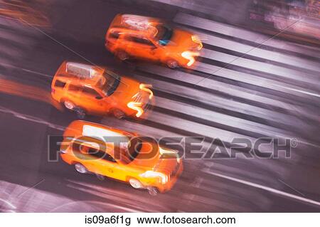 Yellow taxi cabs, New York City, USA View Large Photo Image Stock Image - Yellow taxi cabs, New York City, USA. Fotosearch