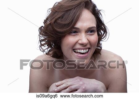Young woman laughing View Large Photo Image Stock Photograph - Young woman laughing. Fotosearch