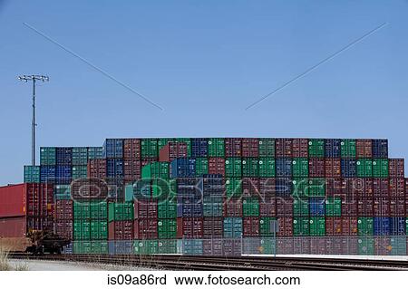 Cargo containers at the Port of Los Angeles, California, USA View Large Photo Image Stock Image - Cargo containers at the Port of Los Angeles, California, USA. Fotosearch