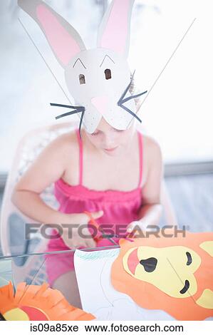 Children's mask making party View Large Photo Image Stock Image - Children's mask making party. Fotosearch