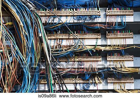 Close up of old network cables View Large Photo Image Stock Image - Close up of old network cables. Fotosearch