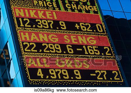Foreign exchange rates Asia, digital display View Large Photo Image Stock Image - Foreign exchange rates Asia, digital display. Fotosearch