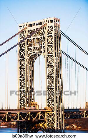 Stock Photo - George Washington Bridge, New York, USA. Fotosearch