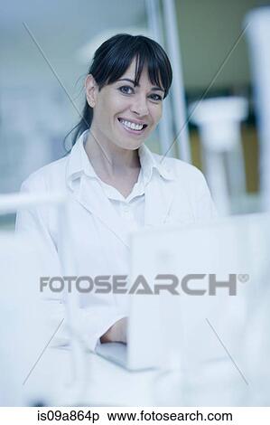 Laboratory technician taking a break View Large Photo Image Stock Photography - Laboratory technician taking a break. Fotosearch