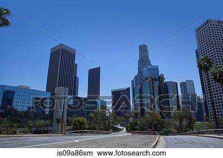 Picture - Modern skyscrapers in downtown Los Angeles, USA. Fotosearch