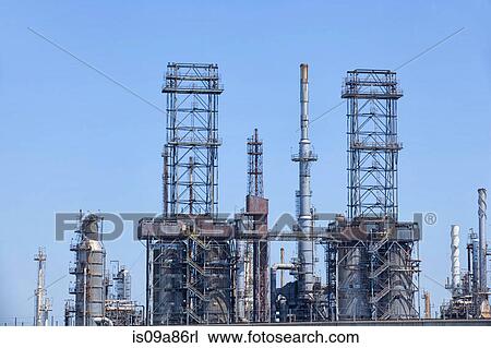 Refinery factory at the Port of Los Angeles, California, USA View Large Photo Image Stock Image - Refinery factory at the Port of Los Angeles, California, USA. Fotosearch