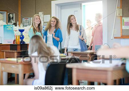 Stock Image - School recess time. Fotosearch