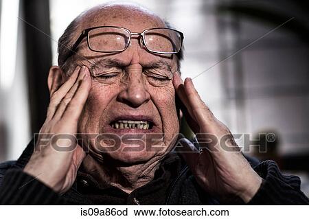 Senior man with eyes closed, wearing glasses, looking stressed View Large Photo Image Stock Image - Senior man with eyes closed, wearing glasses, looking stressed. Fotosearch