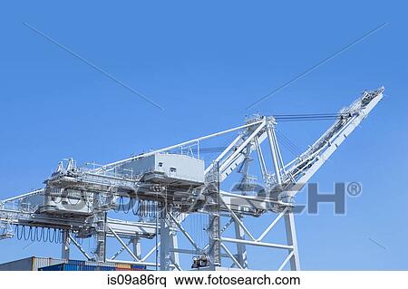 Shipping cranes at the Port of Los Angeles, California, USA View Large Photo Image Stock Photography - Shipping cranes at the Port of Los Angeles, California, USA. Fotosearch