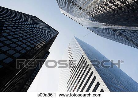 Stock Image - Skyscrapers in New York City, USA. Fotosearch