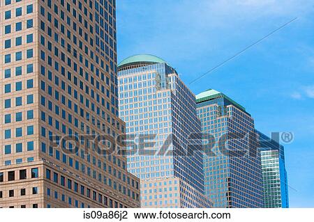 Stock Image - Skyscrapers in New York City, USA. Fotosearch
