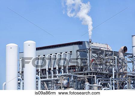 Smoke from refinery chimney, Port of Los Angeles, California, USA View Large Photo Image Picture - Smoke from refinery chimney, Port of Los Angeles, California, USA. Fotosearch