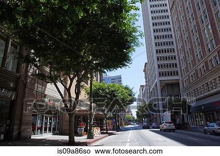 Picture - Street in downtown Los Angeles, USA. Fotosearch
