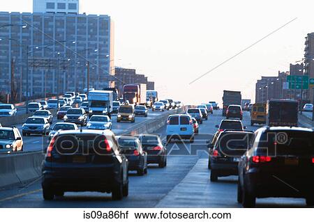 Traffic on highway View Large Photo Image Stock Image - Traffic on highway. Fotosearch