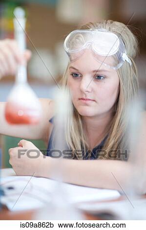 Waiting for chemical reaction in science lesson View Large Photo Image Stock Image - Waiting for chemical reaction in science lesson. Fotosearch
