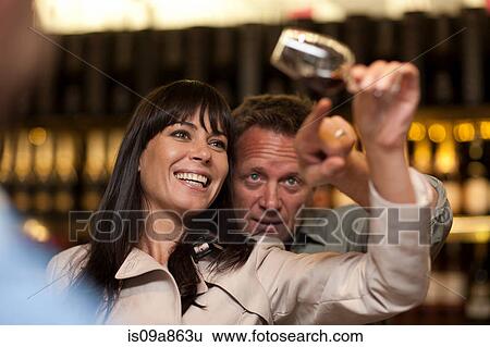 Wine tasting at wine growers shop View Large Photo Image Stock Photograph - Wine tasting at wine growers shop. Fotosearch