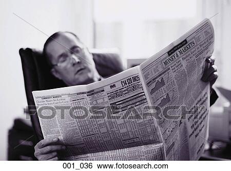 Businessman reading View Large Photo Image Stock Photograph - Businessman reading. Fotosearch