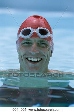 Stock Photography - Man swimming. Fotosearch