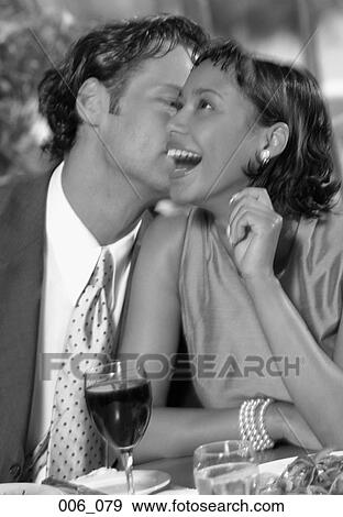 Couple in restaurant View Large Photo Image Stock Photo - Couple in restaurant. Fotosearch