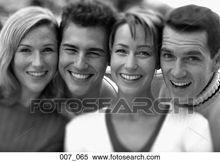 Stock Photography - Group of friends. Fotosearch