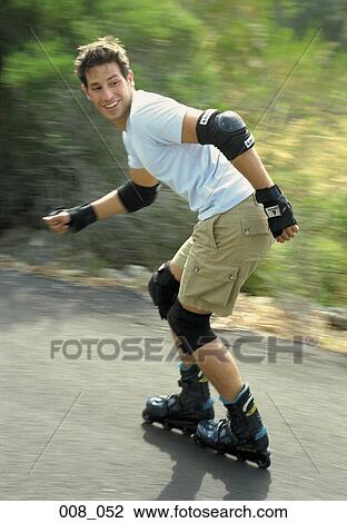 Roller-blader View Large Photo Image Stock Image - Roller-blader. Fotosearch