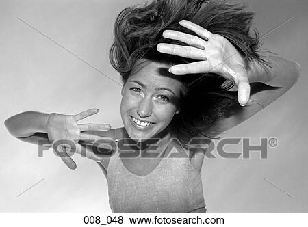 Smiling woman View Large Photo Image Stock Photo - Smiling woman. Fotosearch
