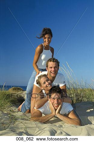 Two couples View Large Photo Image Stock Image - Two couples. Fotosearch
