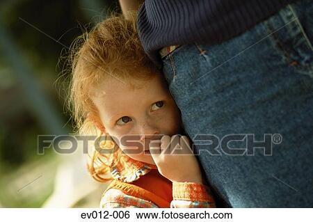 Shy girl View Large Photo Image Stock Photograph - Shy girl. Fotosearch