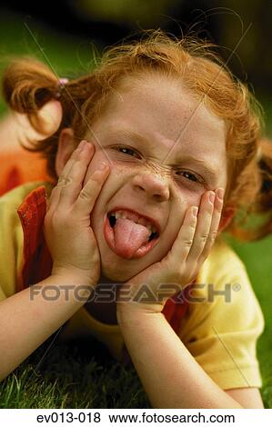 Stock Photo - Girl child. Fotosearch