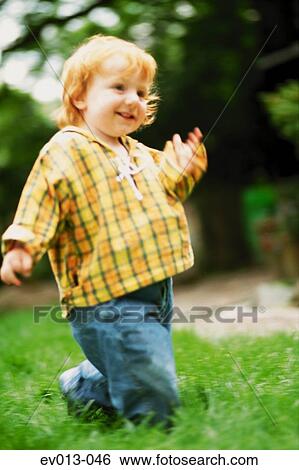 Stock Photograph - Girl walking. Fotosearch