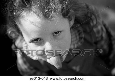 Stock Image - Portrait of girl. Fotosearch